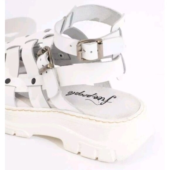 Free People Gia Gladiator Sandals Size EU 38/US 7.5 MSRP: $198 Leather - Picture 13 of 14